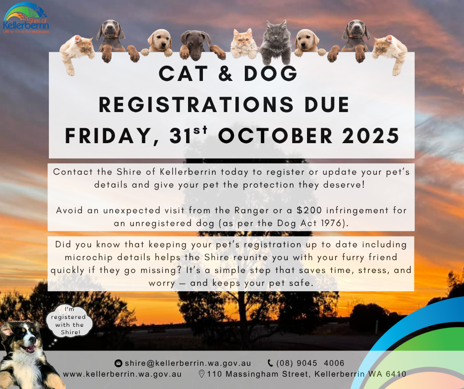 2025 Pet Registrations Due