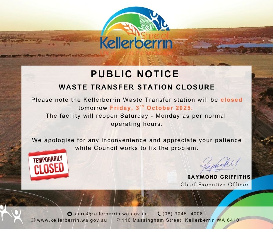 Public Notice - Tip Closed