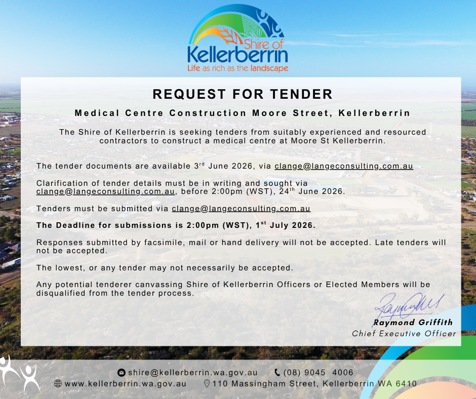 REQUEST FOR TENDER