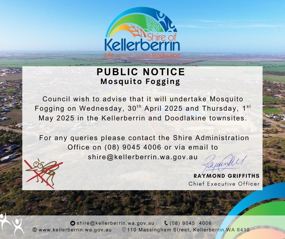 PUBLIC NOTICE Mosquito Fogging