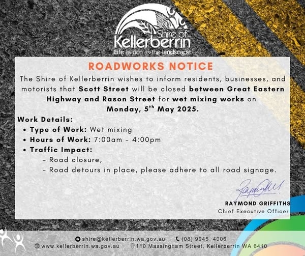 Roadworks Hammond St