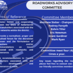 Roadworks Advisory Committee - Information Poster