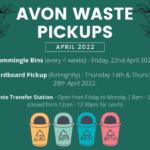 Avon Waste Pickups - APRIL