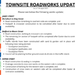 Road works update - April